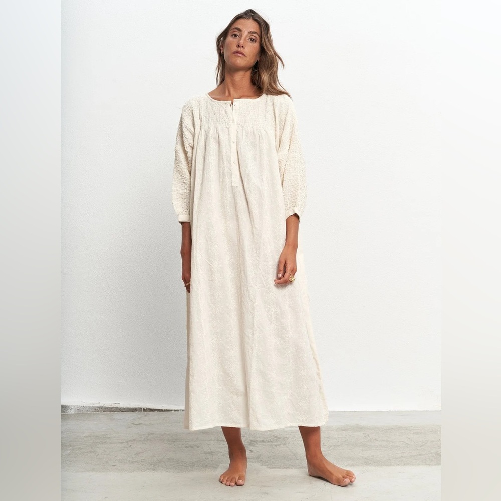 Par y Escala Elena Dress, White, ML